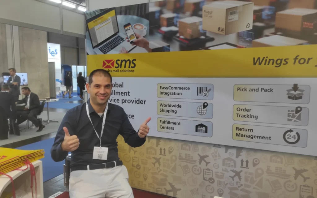 SMS team at parcel post expo Vienna