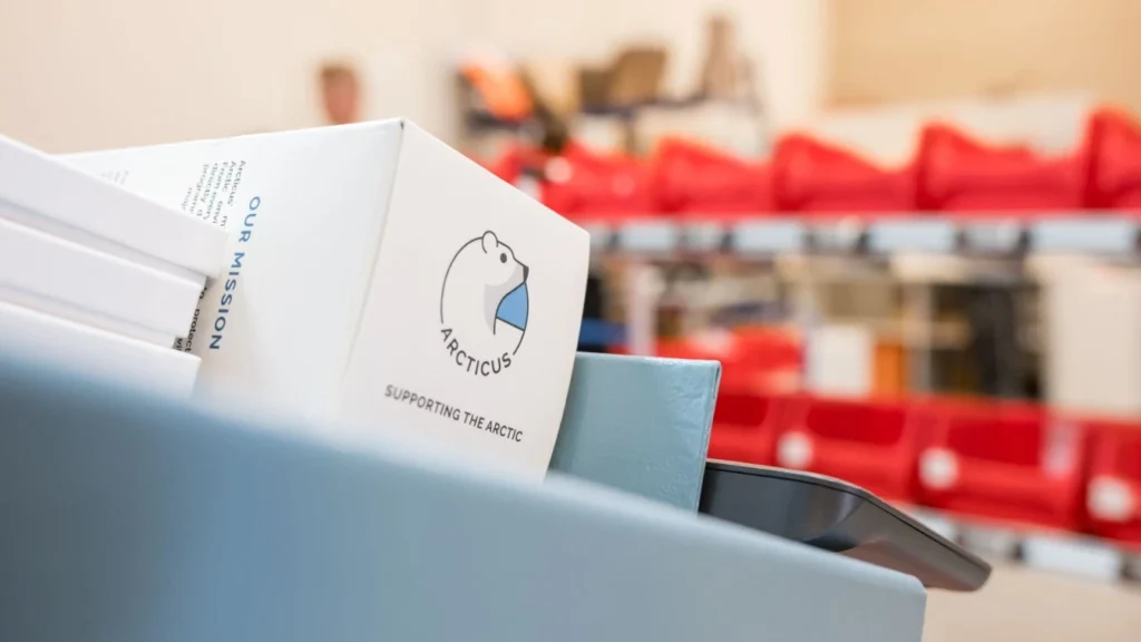 Arcticus comany item in the fulfillment centre in Austria